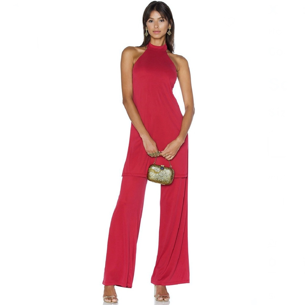 NEW HOUSE OF HARLOW 1960 REVOLVE SLEEVELESS JUMPSUIT - Picture 1 of 7